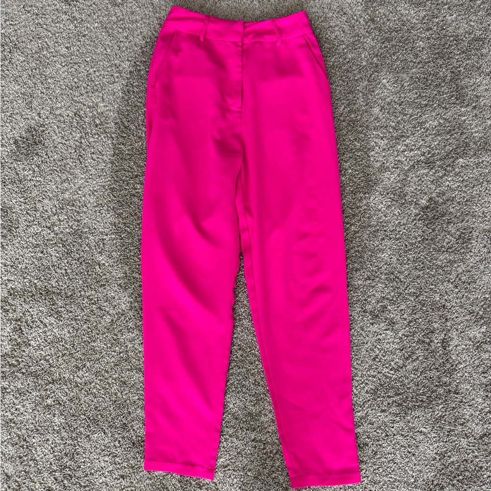 White Fox Hot Pink Pants